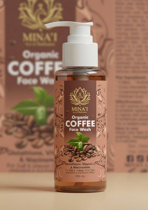 MINA’I Art of Radiance: Organic Coffee Face Wash Revitalize, Brighten &amp; Clarify (100 mL)