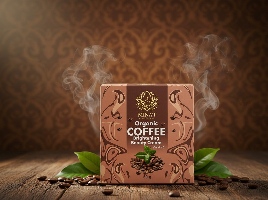 MINA’I Art of Radiance: Organic Coffee Brightening Beauty Cream (50g)