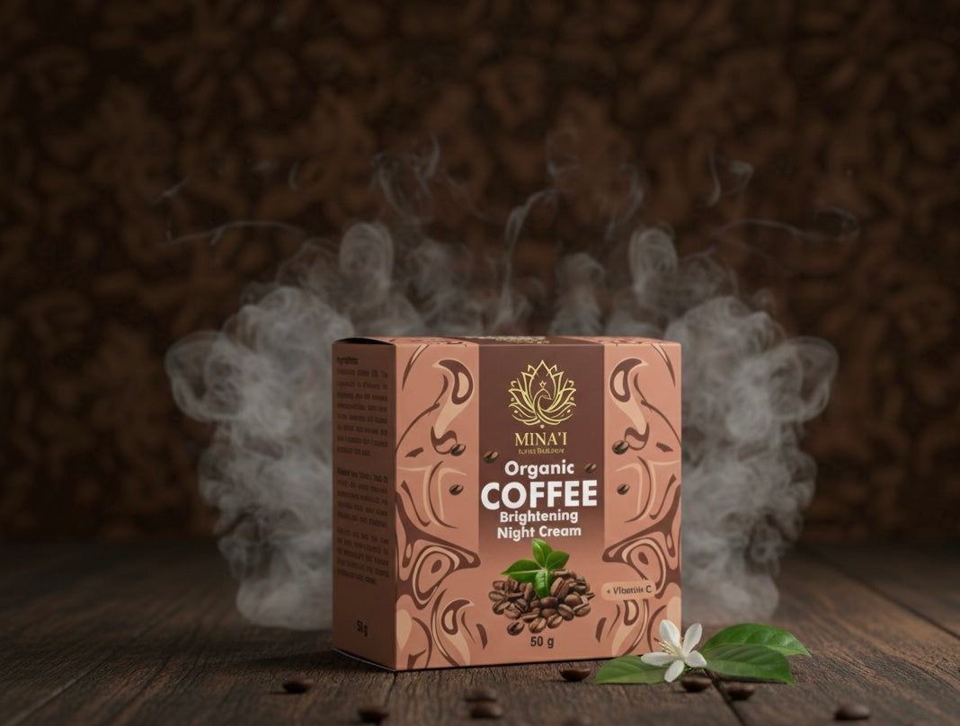 MINA’I Art of Radiance: Organic Coffee Brightening Night Cream (50g)