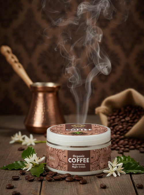 MINA’I Art of Radiance: Organic Coffee Brightening Night Cream (50g)
